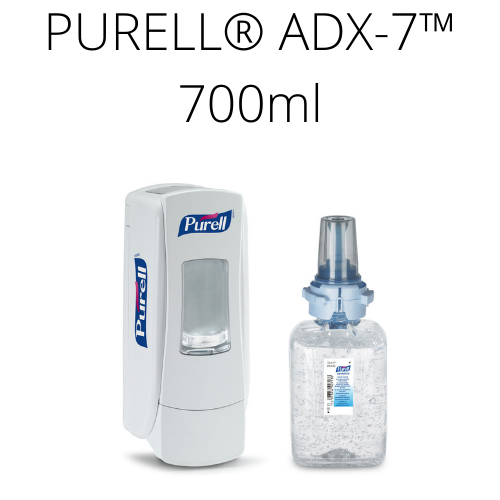 Zestaw startowy PURELL® ADX™ 700 ml (biały dozownik + 1x żel)