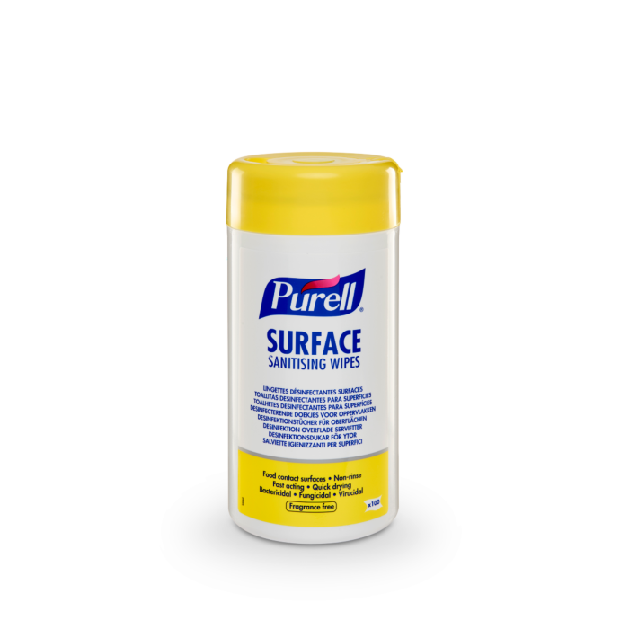 Chusteczki dezynfekujące do powierzchni PURELL® Surface Sanitising Wipes 100 szt