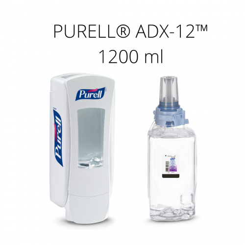 Zestaw startowy PURELL® ADX™1200 ml (biały dozownik + pianka)