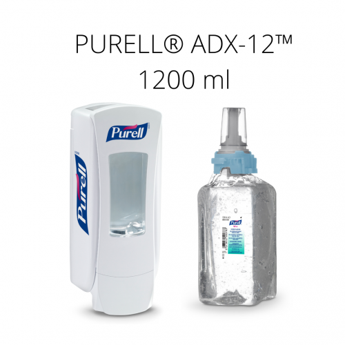 Zestaw startowy PURELL® ADX™ 1200 ml (biały dozownik + żel VF+)
