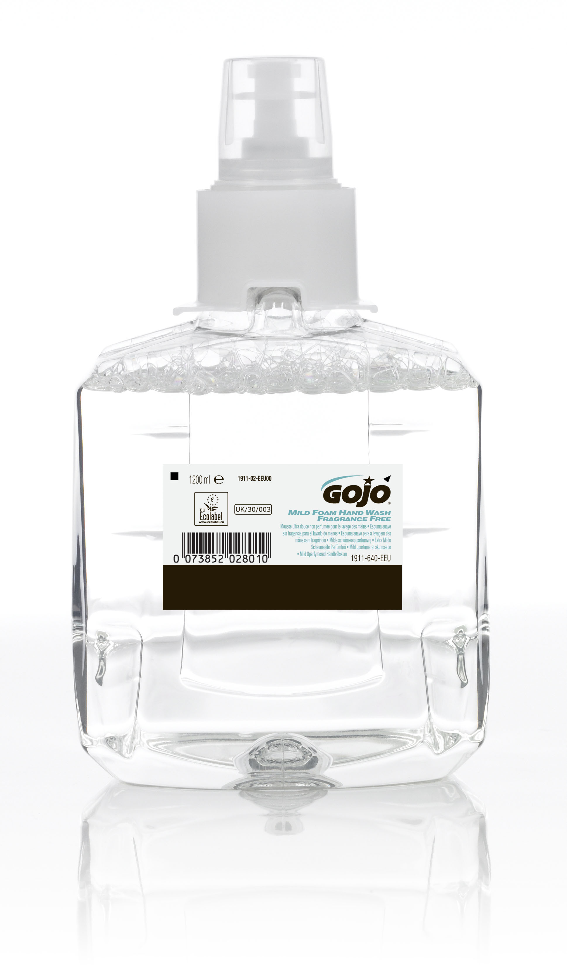 Delikatne, bezzapachowe mydło w piance GOJO® Mild LTX™ 1200 ml