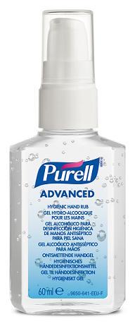 Żel do dezynfekcji rąk PURELL® Advanced w butelce z pompką 60 ml 