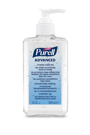 Żel do dezynfekcji rąk PURELL® Advanced w butelkach z pompką 300 ml