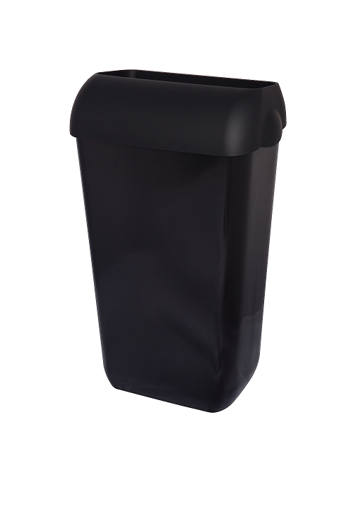 Kosz na śmieci 23-litrowy, kolor: czarny